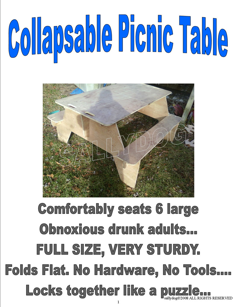 PLY WOOD PICNICK TABLE « PICNIC TABLES